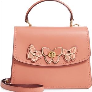 Coach butterfly calfskin bag